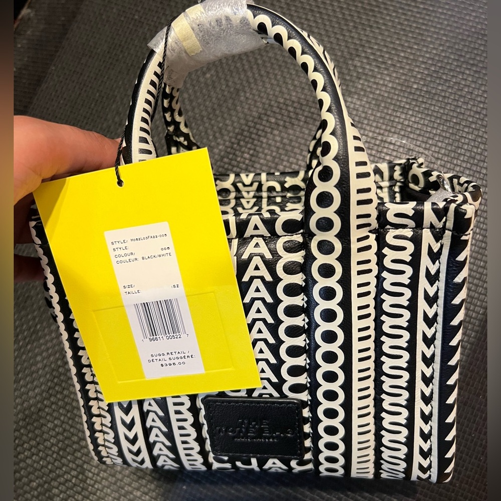 Marc Jacobs Monochrome Logo Mini Tote